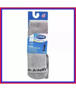 Dr. Scholls 2 PAIR Diabetes Work Compression Over the Calf Socks 7-12 GRAY - $22.67