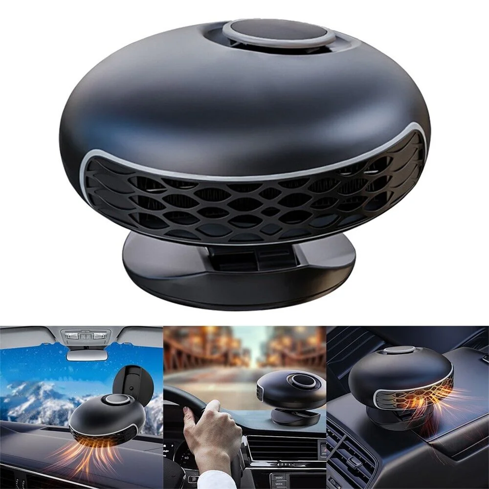 Car Heater 12V 150W Portable Car Heater Fan 2 IN 1 360 Degree Cooling Heating - £27.23 GBP