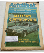 AutoWeek magazine December 22, 1980 issue Maserati Quattroporte cover - $362.29 MXN