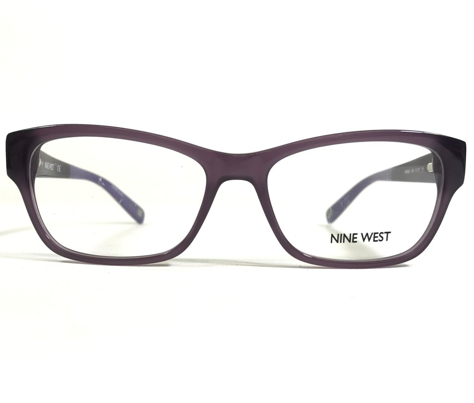 Nine West Eyeglasses Frames NW5082 535 Purple Rectangular Full Rim 51-16... - £40.77 GBP