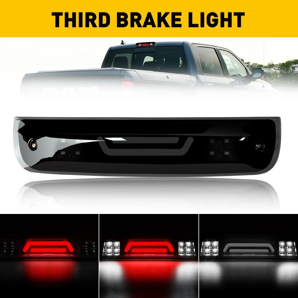Auto Additional Brake Lamp for RAM Car Styling Accessories High Mount Brake Stop - £32.81 GBP