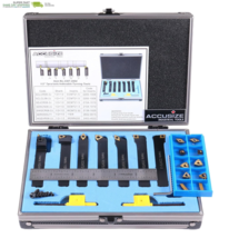 Industrial Tools 1/2'' Shank 7Pc Indexable Carbide Turning Tool Set with... - $324.52