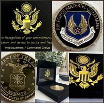 AIR FORCE MATERIAL COMMAND Challenge Coin USAF - £21.36 GBP