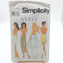 UNCUT Simplicity 9027 Vintage Sewing Pattern Misses Slip &amp; Petticoat XS-... - $28.06