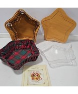Longaberger Star Basket 2001 Christmas Collection USA Liner Book Vtg Com... - $31.17 CAD