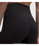 LULULEMON ALIGN HR PANT 28” FLOCKED~POLKA FLOCK BLACK~0 2 4 6 8 10 12 14... - $233.94 CAD