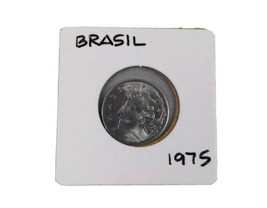 1975 Brazil 5 Centavos Stainless Ungraded - $5.94