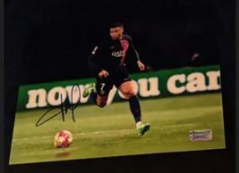 Kylian Mbappe paris autograph 8x10 photo with coa - $88.11