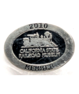 2010 California State Railroad Museum Member Pin Train Locomotive Souvenir - $17.68 CAD