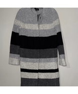 Talbots Women&#39;s Gray and Black Striped Button Front Wool Blend Jacket - €58,72 EUR