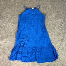 Old Navy Womens Dress Medium Blue Tank A Line Flowy Lined Cotton Lightwe... - $11.98