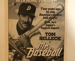 Mr Baseball Vintage tv guide Print Ad Tom Selleck TPA23 - $5.93