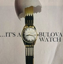 1964 Bulova Watch Company Luxury Watches Advertisement Vintage Jewelry D... - $24.99