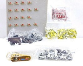 Lot Of Train Pins Key Chains Magnets - $24.99