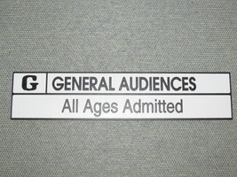 Rated G General Audience Movie Home Theater Wood Wall Sign - £12.74 GBP