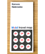 Kansas Nebraska Mobil travel map 1973 - $15.90 CAD