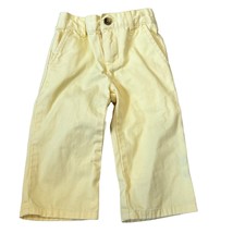 Janie and Jack Vintage Boys Blue Label 12-18 Months Yellow Chino Pants - $17.28