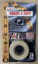 Vtg Sailor Handy Tape Self Adhesive Measuring Tape #60419 25 Feet x 3/4&quot; - £7.85 GBP
