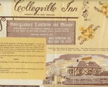 Collegville Inn Placemat Germantown Pike Philadelphia Pennsylvania Smorg... - $14.89
