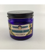 Madam Jones Peachy Brown Foundation Cream Cobalt Blue Jar Antique Vintag... - $97.96