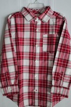 GYMBOREE Boy&#39;s Long Sleeve Button Down Shirt size S (5-6) Yrs - $12.86
