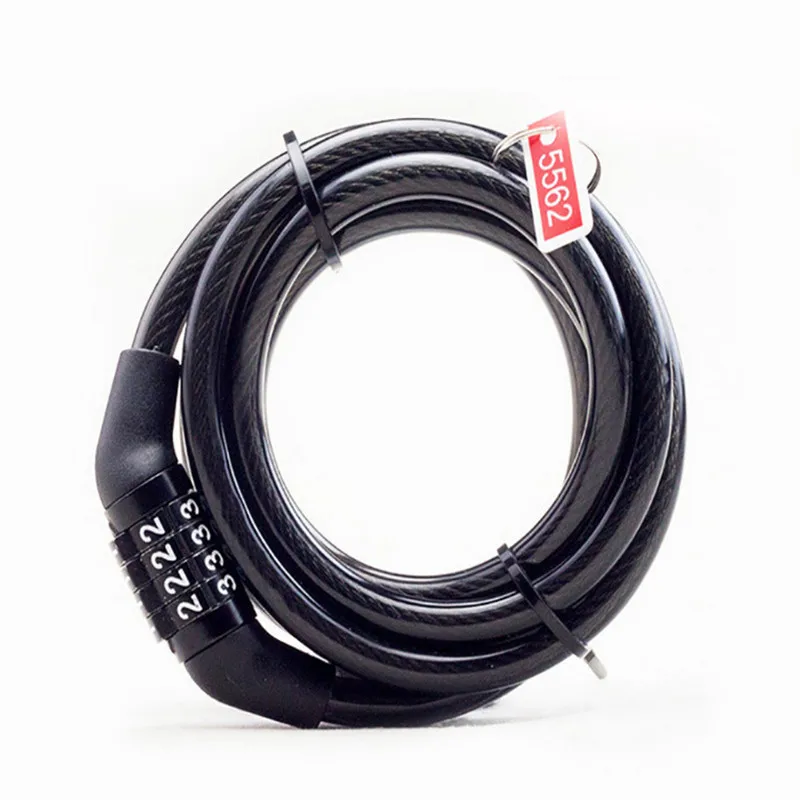 Anti-theft Bike Lock Bicycle Padlock Electric Scooter Motorcycle 4 Pword Chain S - £83.61 GBP