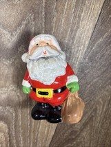 Vintage Enesco Santa Claus Ceramic Salt Shaker Christmas Holiday Sri Lanka - $7.99