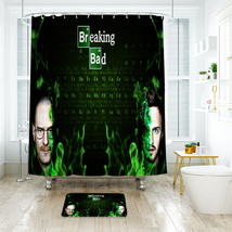 Breaking Bad 12 Shower Curtain Bath Mat Bathroom Waterproof Decorative - $22.99+