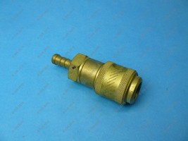 PSC/Breco 4DB3-B Air Line 1/2&quot; Industrial Auto Coupler X 3/8&quot; Hose Brass - £10.61 GBP