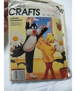 McCall&#39;s Crafts P943   Size Child size 2 - 4 Sylvester Cat Tweety Bird - £7.84 GBP