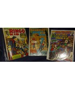 3 BRONZE AGE CLASSIC MARVEL COWBOY COVERS, RINGO,RAWHIDE,KID COLT VF FRE... - €15,44 EUR