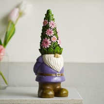 Nacome Solar Garden Outdoor Statues Gnome with Succulent and 7 LED Lights - $1,045.41 MXN