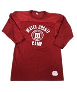 Vintage Dexter School Camp 70s Champion Blue Bar Cotton #4 Hockey Jersey... - $55.56 CAD