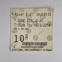 Gone Girl 2014 Ticket Stub AMC Theater Chicago Gillian Flynn Book - £11.19 GBP