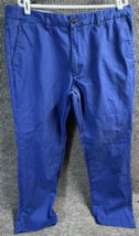 Dockers Pants Mens 38X30(38x29) Blue D3 Straight Leg Khaki Trousers Clas... - £14.74 GBP