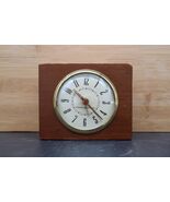 Vtg Clock General Electric Model 7H246 Alarm Wooden Parts Repair - $367.78 MXN