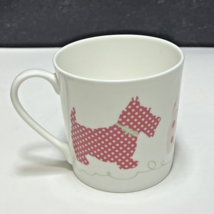 Rose of England Fine Bone China Polka Dot Scottie Dog Coffee Tea Mug - $23.76