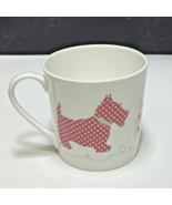 Rose of England Fine Bone China Polka Dot Scottie Dog Coffee Tea Mug - £18.71 GBP