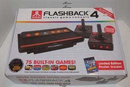 Atari Flashback 4 System Complete with box 75 pre loaded games - $49.01