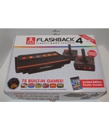 Atari Flashback 4 System Complete with box 75 pre loaded games - £38.55 GBP