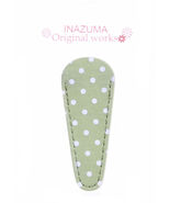 Small Polka Dot Embroidery Scissors Sheath Light Green - $162.78 MXN