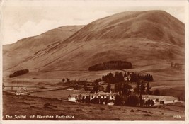 Spittal Di Glenshee Perthshire Scozia UK ~ Panoramico Vero Foto Cartolina 1931 - £5.53 GBP