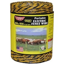 Baygard Electric Fence Yellow/Black Wire - 656 Feet 00121 - £29.03 GBP