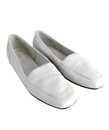 Enzo Angiolini &quot;Liberty&quot; Women&#39;s 8N White Leather Flats Loafer Slip-On S... - $551.25 MXN