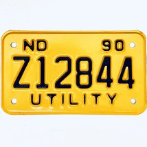 1990 United States North Dakota Utility Special License Plate Z12844 - $18.80