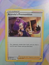 Pokemon TCG Brilliant Stars|Trainer Card Acerola&#39;s Premonition 129/172 U... - $0.99