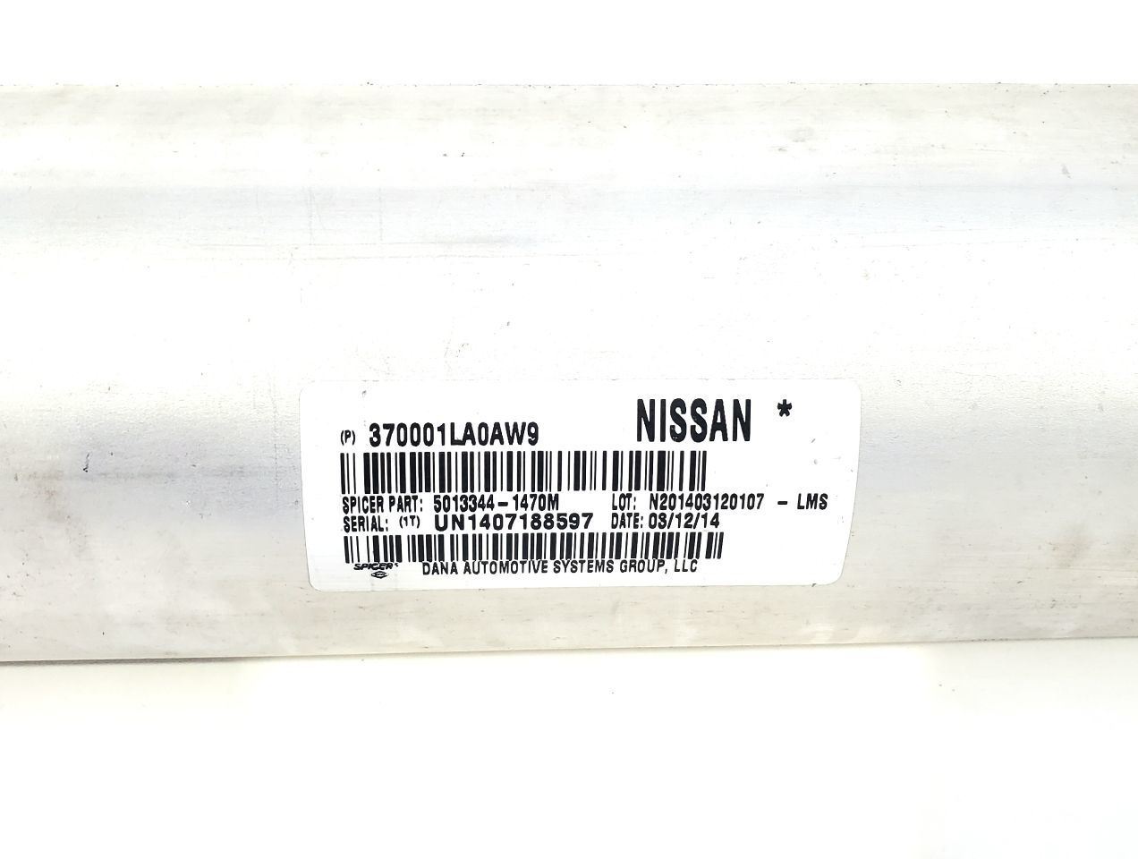 2014 2023 Infiniti QX80 OEM 370001LA0AW9 Rear Drive Shaft AWD Item image 8