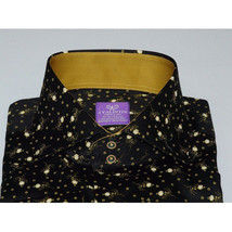 Men Shirt J.Valintin Turkey Usa Egyptian Cotton Axxess Style 2Z50-06 Black image 12