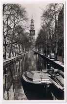 Postcard RPPC Groenburgwal Met Zuiderkerk Amsterdam Holland Netherlands - £2.82 GBP