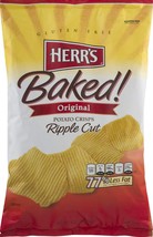 Herr's Baked Potato Crisps- Original Ripple (3 Bags) - $30.64